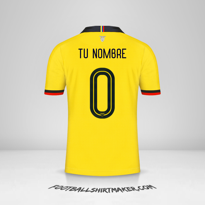 Camiseta Ecuador 2019 -  tu nombre - 0