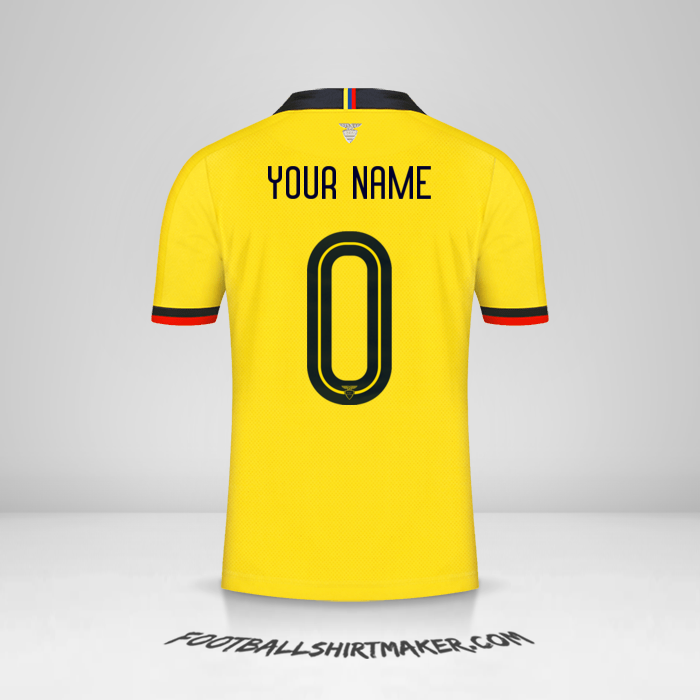 Jersey Ecuador 2019 -  your name - 0