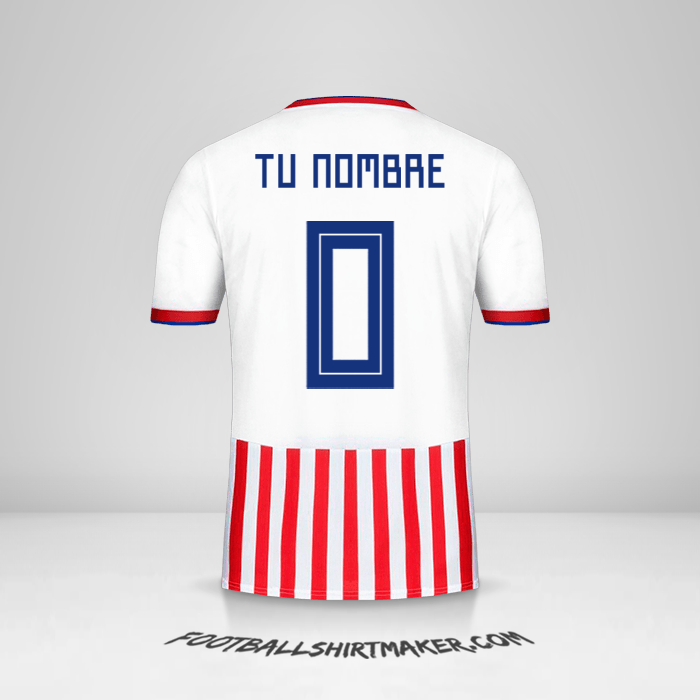 Camiseta Paraguay 2018/19 -  tu nombre - 0