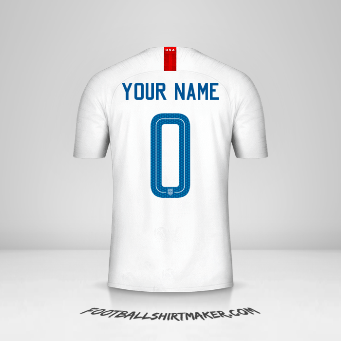 Jersey United States 2018 -  your name - 0