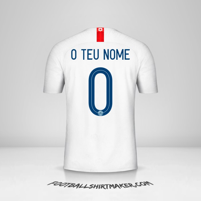 Camisola Chile 2018/19 II -  o teu nome - 0