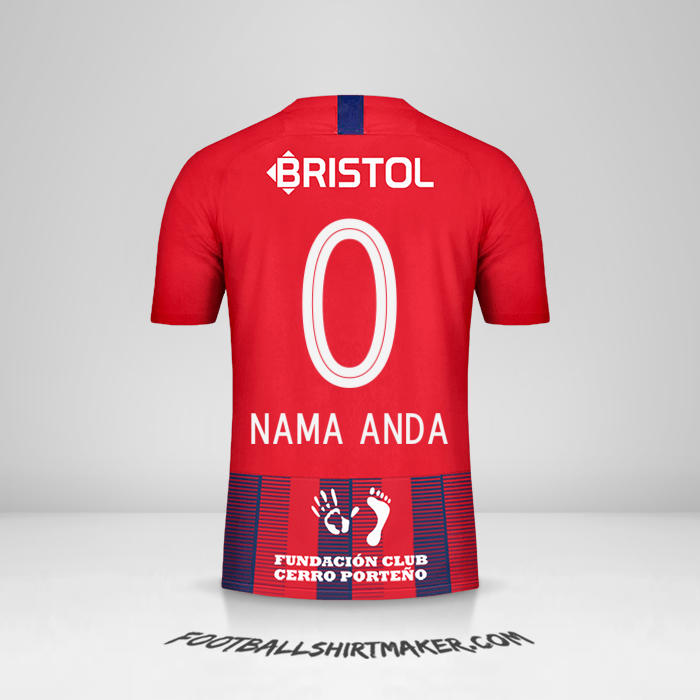 Jersey Club Cerro Porteño 2019 -  nama anda - 0