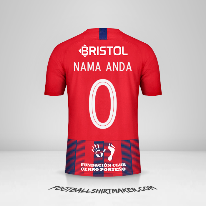 Jersey Club Cerro Porteño Libertadores 2019 -  nama anda - 0