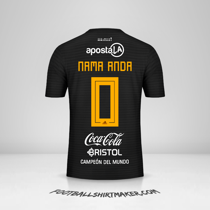 Jersey Club Olimpia Libertadores 2019 II -  nama anda - 0