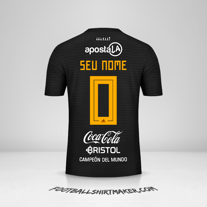 Camisa Club Olimpia Libertadores 2019 II -  seu nome - 0