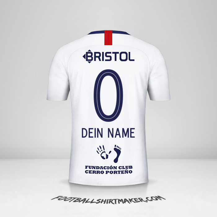 Trikot Club Cerro Porteño 2019 II -  dein name - 0