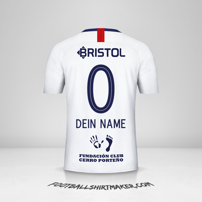 Trikot Club Cerro Porteño 2019 II -  dein name - 0