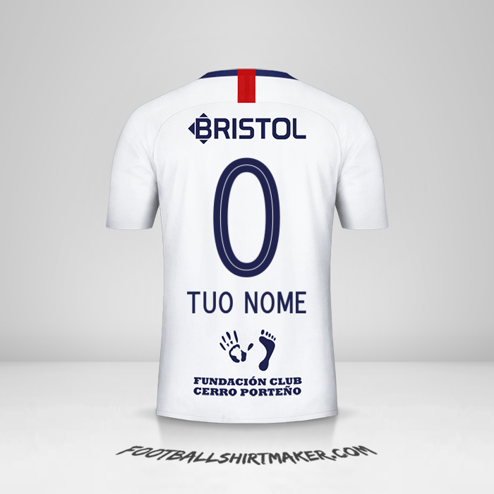 Maglia Club Cerro Porteño 2019 II -  tuo nome - 0
