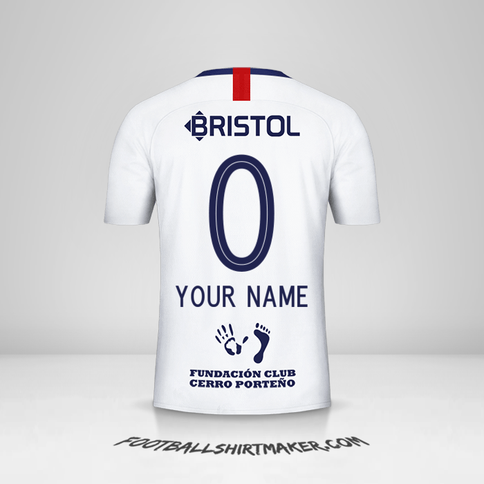 Shirt Club Cerro Porteño 2019 II -  your name - 0