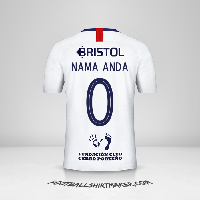 Jersey Club Cerro Porteño Libertadores 2019 II -  nama anda - 0