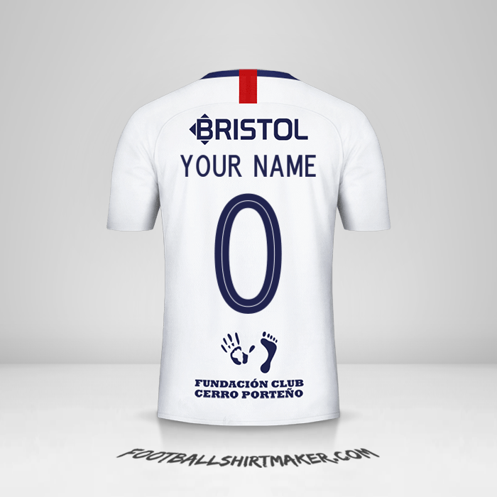 Jersey Club Cerro Porteño Libertadores 2019 II -  your name - 0