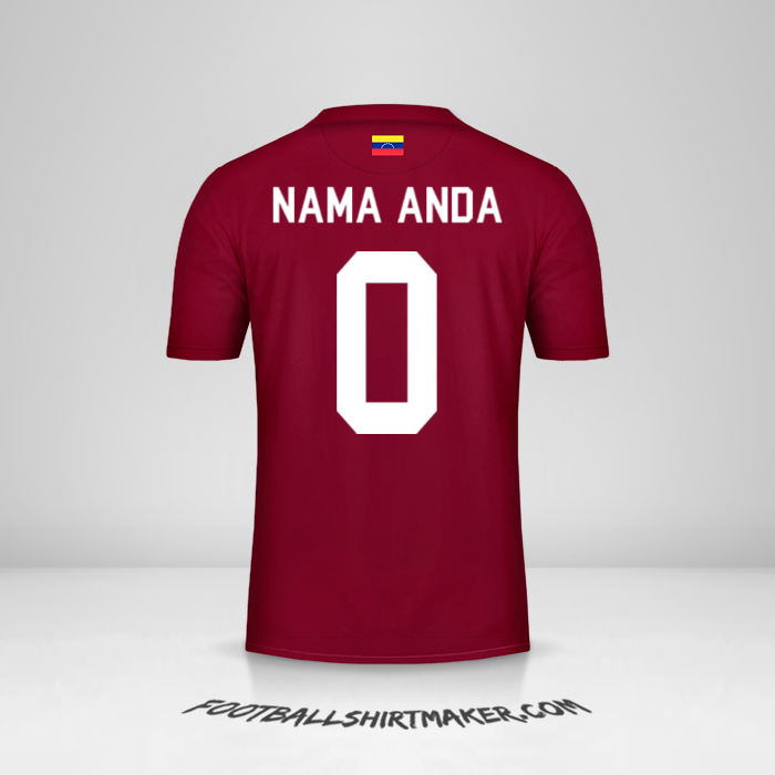 Jersey Venezuela 2019/2020 -  nama anda - 0