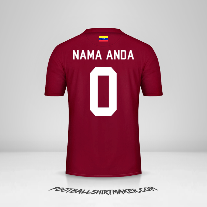 Jersey Venezuela 2019/2020 -  nama anda - 0