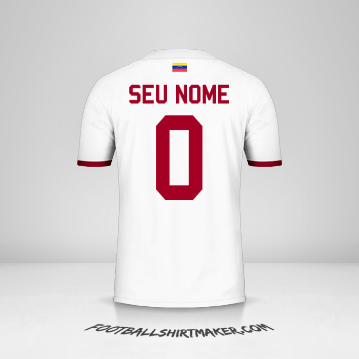 Camisa Venezuela 2019/2021 II -  seu nome - 0