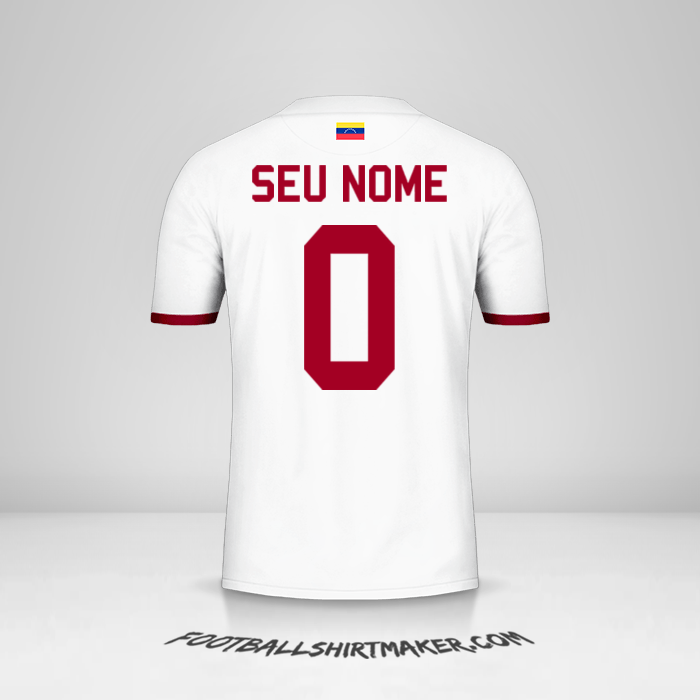 Camisa Venezuela 2019/2021 II -  seu nome - 0