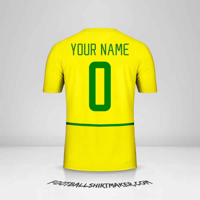 Shirt Brazil 2002/04 -  your name - 0