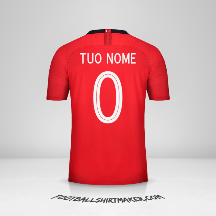 Maglia Turchia 2018/19 -  tuo nome - 0