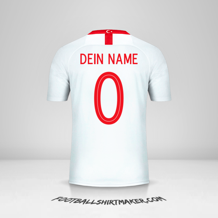 Trikot Türkei 2018/19 II -  dein name - 0