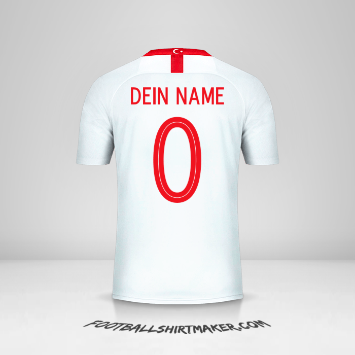 Trikot Türkei 2018/19 II -  dein name - 0