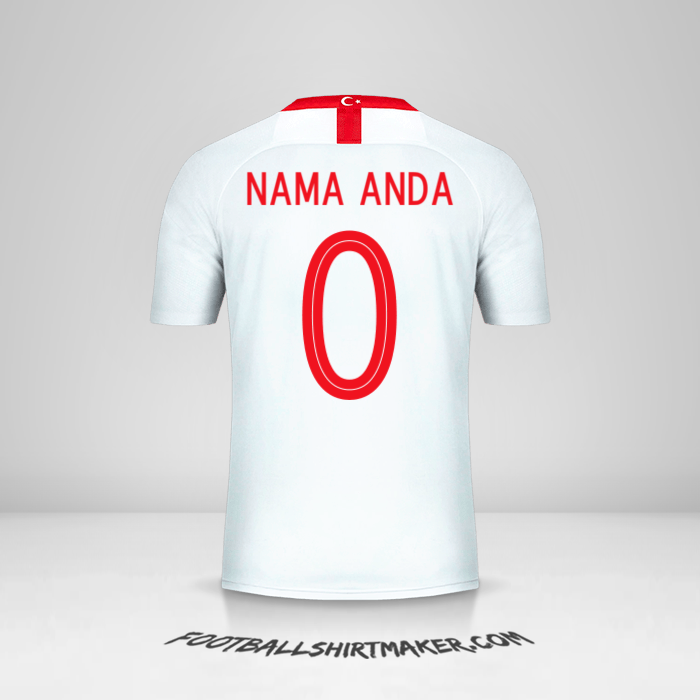 Jersey Turki 2018/19 II -  nama anda - 0