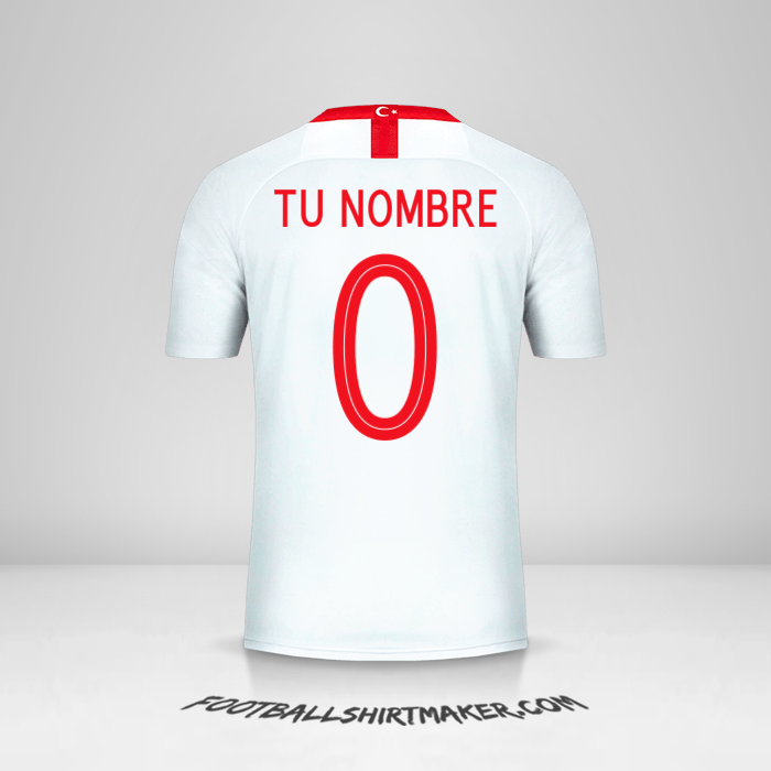Jersey Turquia 2018/19 II -  tu nombre - 0