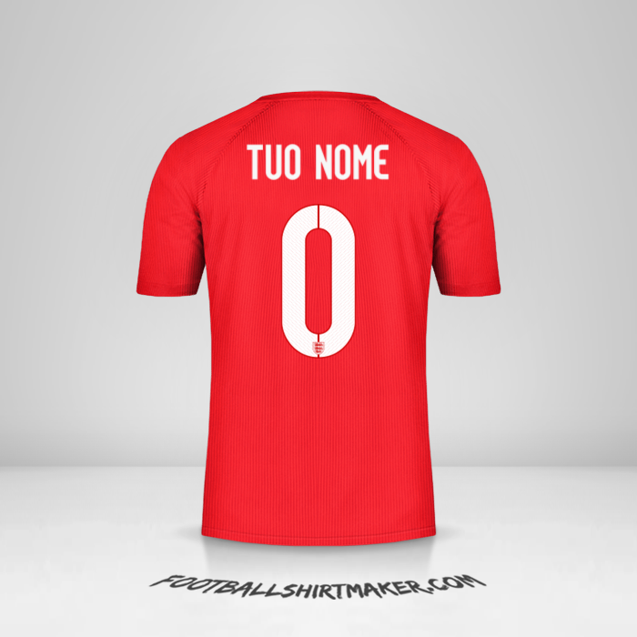 Maglia Inghilterra 2014/15 II -  tuo nome - 0