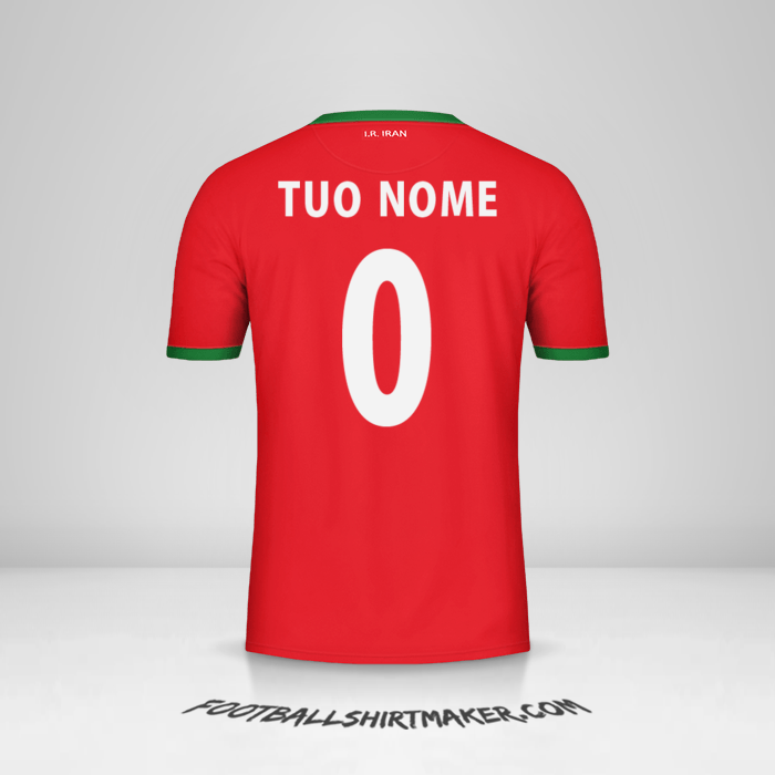 Maglia Iran 2014 II -  tuo nome - 0