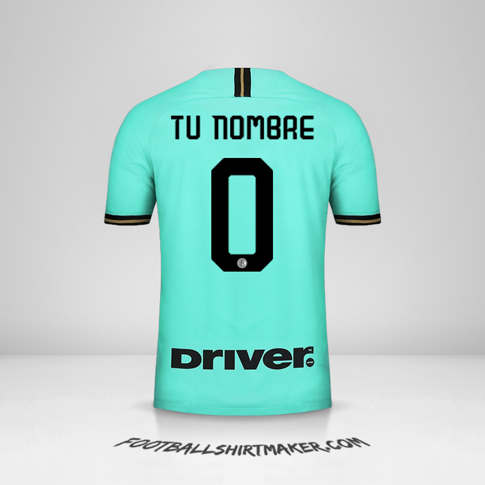 Camiseta Inter 2019/20 II -  tu nombre - 0