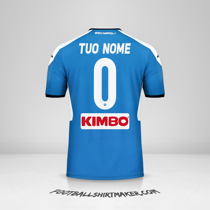 Maglia SSC Napoli 2019/20 -  tuo nome - 0