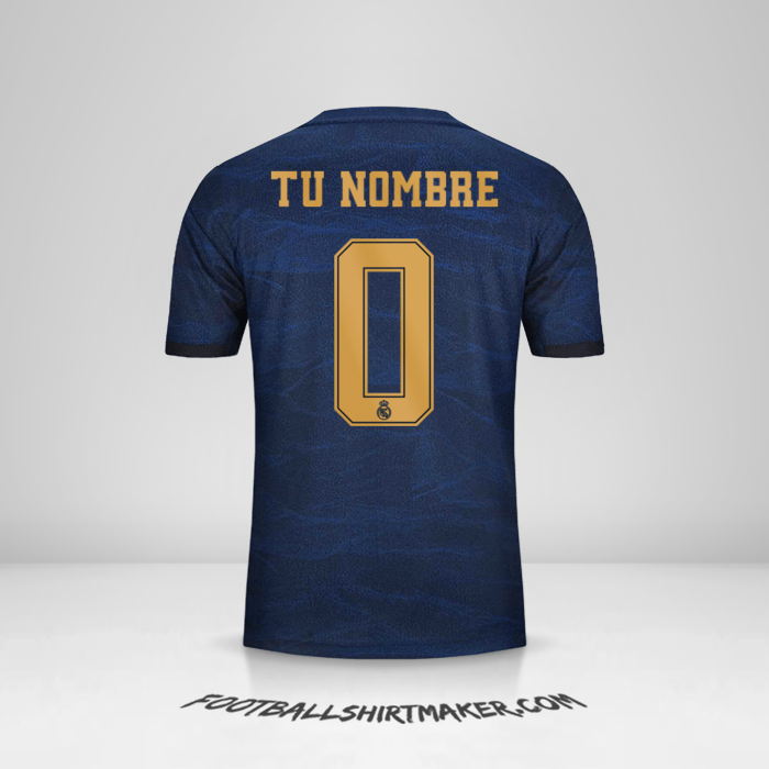 Camiseta Real Madrid CF Cup 2019/20 II -  tu nombre - 0