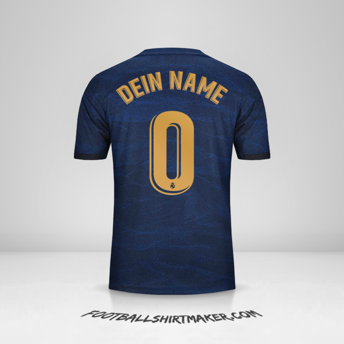 Trikot Real Madrid CF 2019/20 II -  dein name - 0