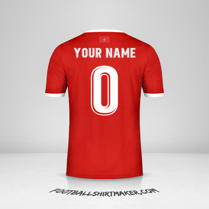 Shirt Morocco AFCON 2019 -  your name - 0
