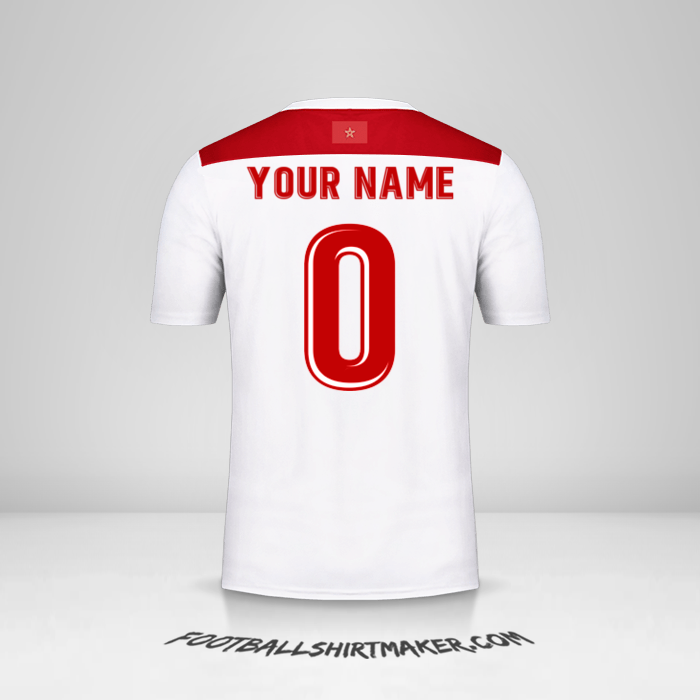 Shirt Morocco AFCON 2019 II -  your name - 0