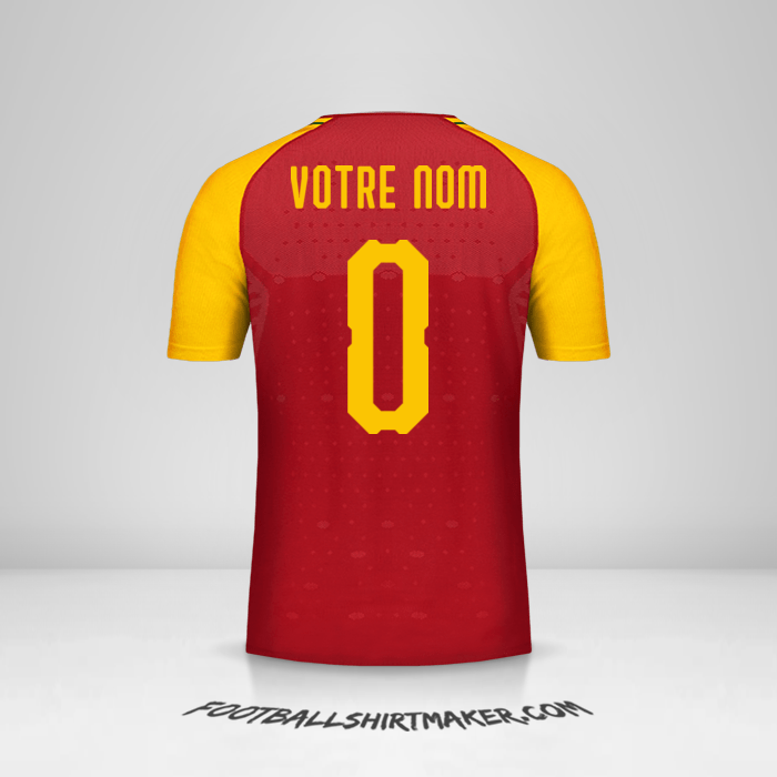 Maillot Ghana 2018/19 -  votre nom - 0