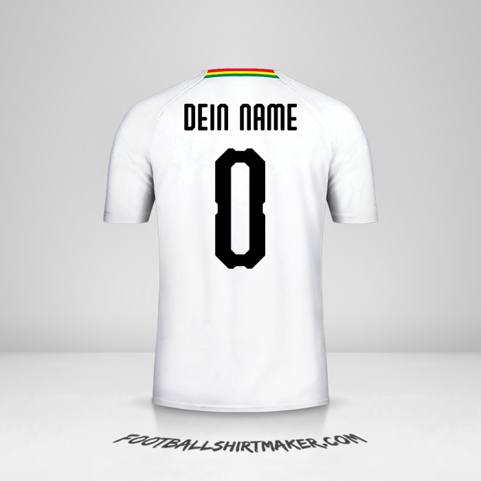 Trikot Ghana 2018/19 II -  dein name - 0