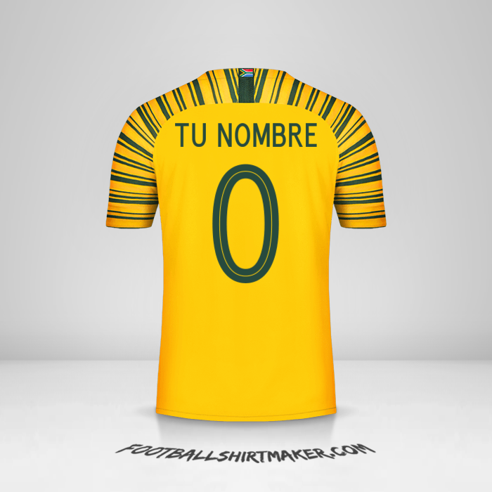 Camiseta Sudáfrica 2018/19 -  tu nombre - 0
