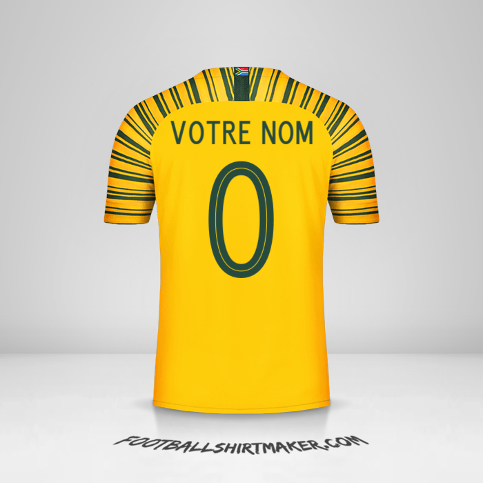 Maillot Afrique du Sud 2018/19 -  votre nom - 0