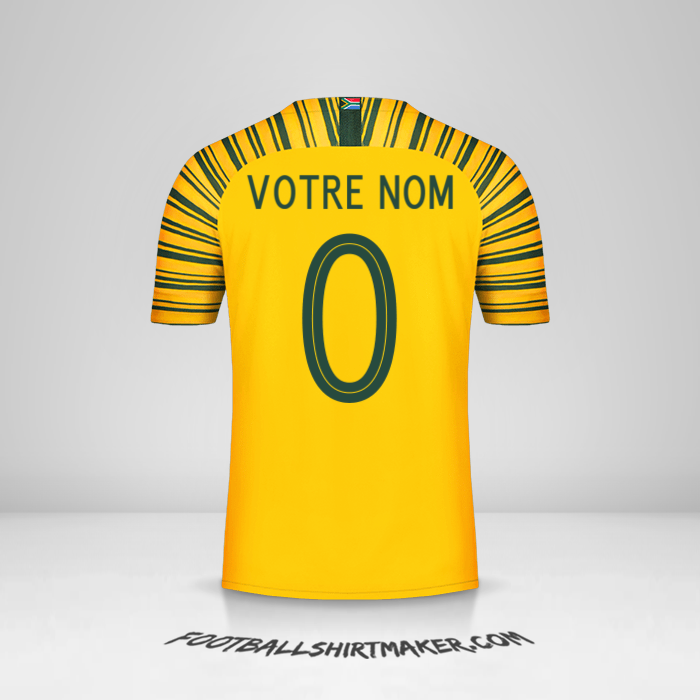 Maillot Afrique du Sud 2018/19 -  votre nom - 0
