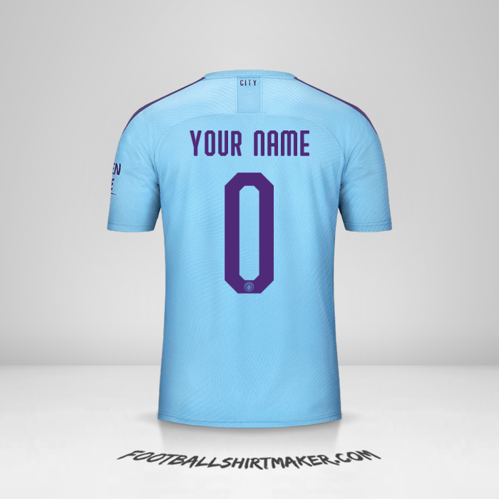 Shirt Manchester City Cup 2019/20 -  your name - 0