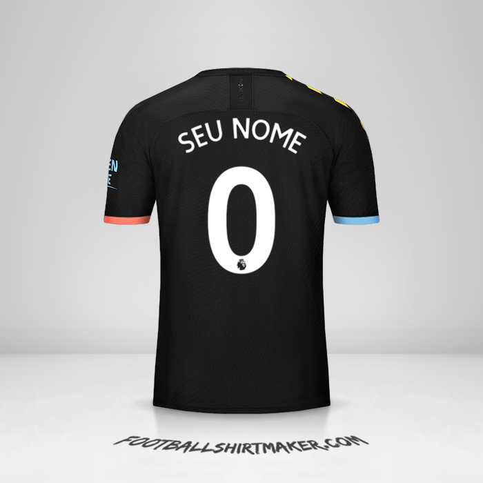 Camisa Manchester City 2019/20 II -  seu nome - 0