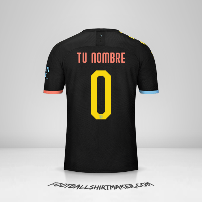 Camiseta Manchester City 2019/20 Cup II -  tu nombre - 0