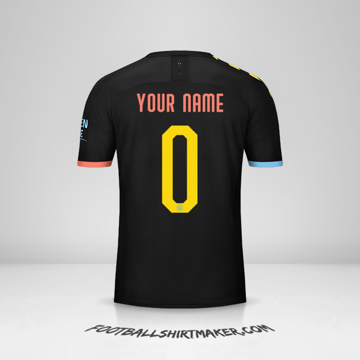 Jersey Manchester City Cup 2019/20 II -  your name - 0