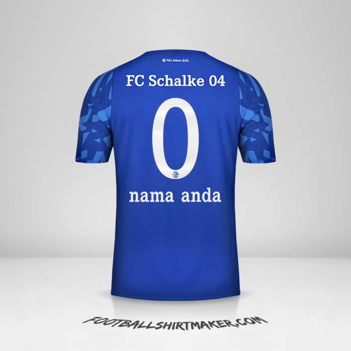 Jersey Schalke 04 2019/20 -  nama anda - 0
