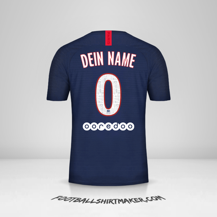 Trikot Paris Saint Germain 2019/20 -  dein name - 0