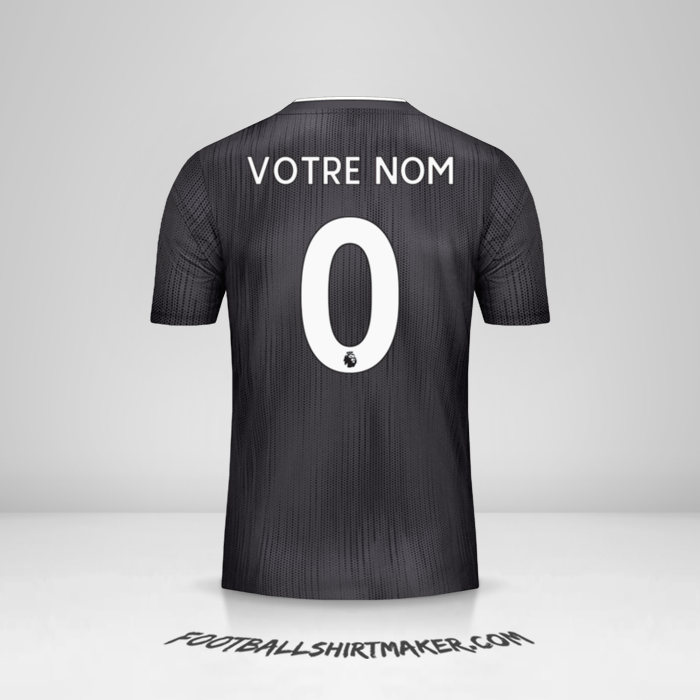 Maillot Leicester City FC Black 2019/20 II -  votre nom - 0