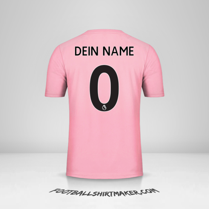 Trikot Leicester City FC 2019/20 II Pink -  dein name - 0