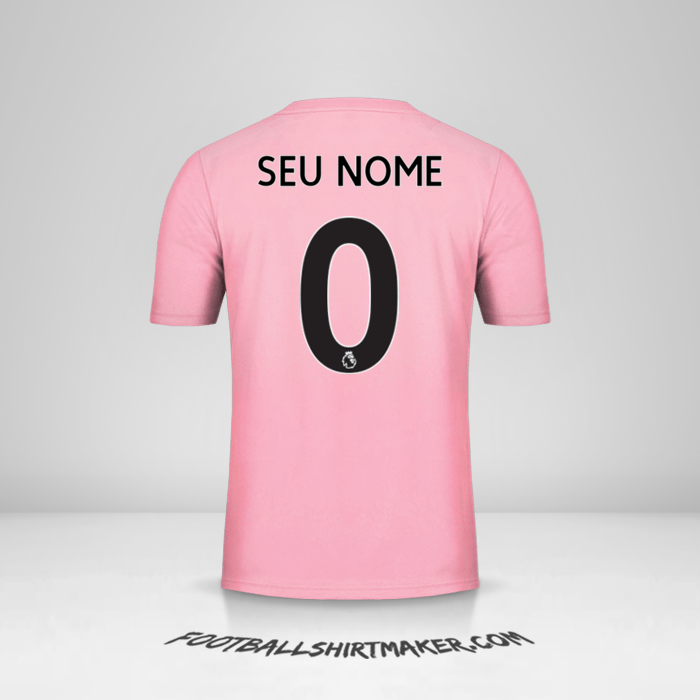 Camisa Leicester City FC 2019/20 II Pink -  seu nome - 0