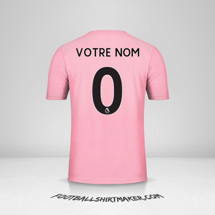 Maillot Leicester City FC 2019/20 II Pink -  votre nom - 0