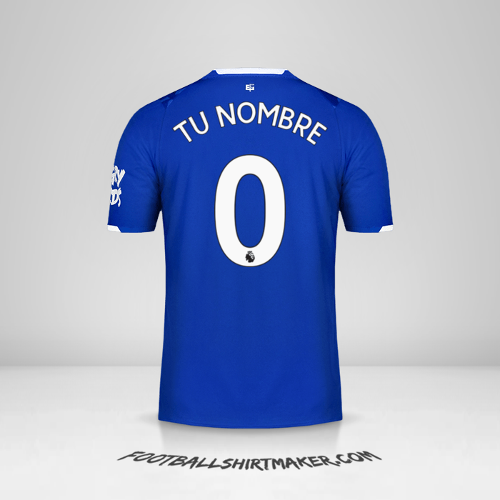 Camiseta Everton FC 2019/20 -  tu nombre - 0