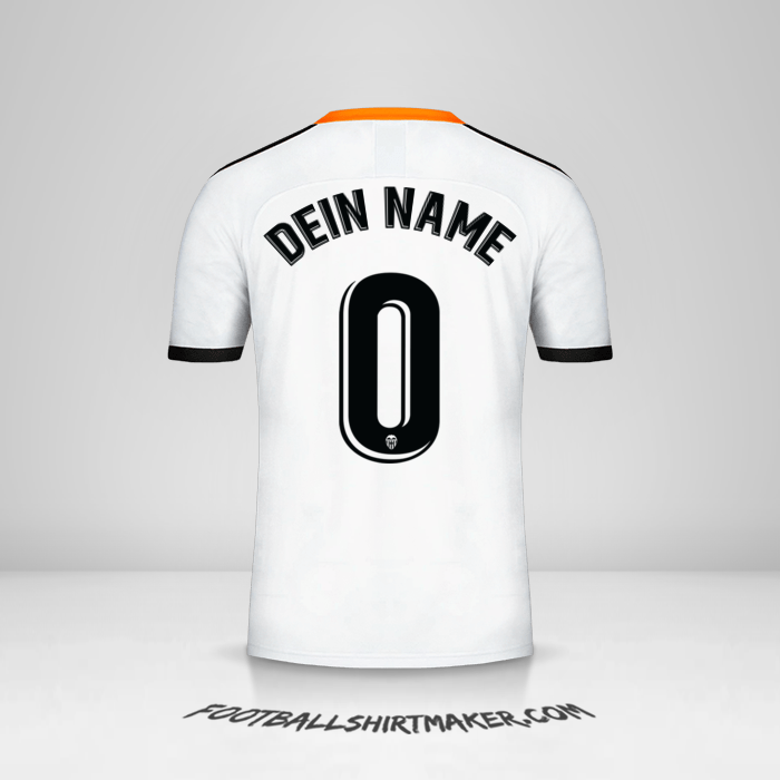 Trikot Valencia CF 2019/20 -  dein name - 0